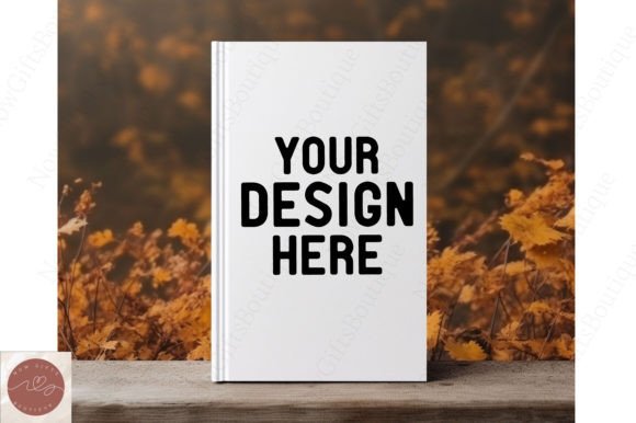 Book Cover Mockup Christmas Mockup 14 - A Graphic Design Asset for Book Amp Projects