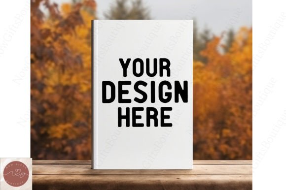 Book Cover Mockup Christmas Mockup 9 for Graphics and Book Amp Projects