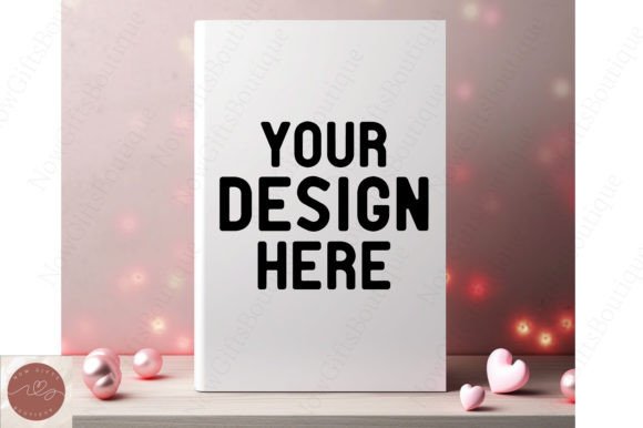 Book Cover Mockup Valentine Mockup 8 for Graphics and Valentine S Day