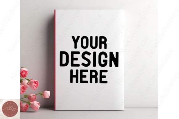 Book Cover Mockup Valentine S Day Graphics