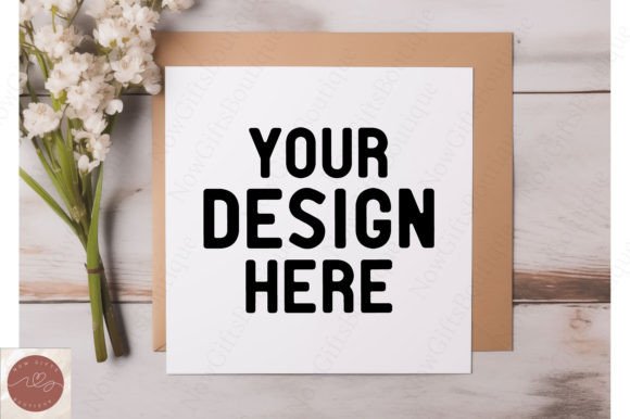 Christmas Card Mockup 24 - Graphics for Invitations Amp