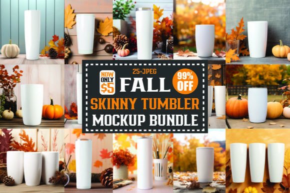 Fall Tumbler Mockup Bundle Review
