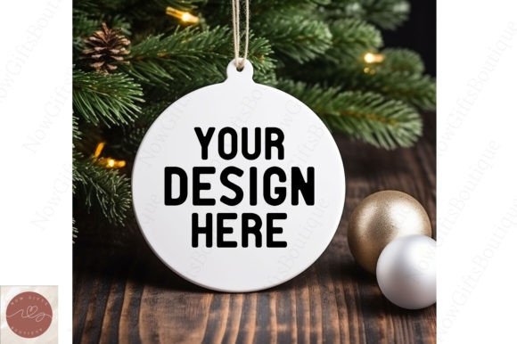 Happy New Year Crackle Mockup for Christmas Amp Graphics