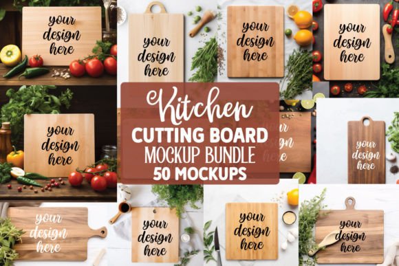 Kitchen Cutting Board Mockup Bundle Big Review