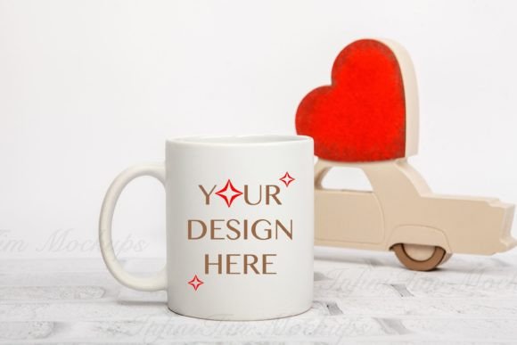 Valentine Mockup for Coffee Mug Graphics