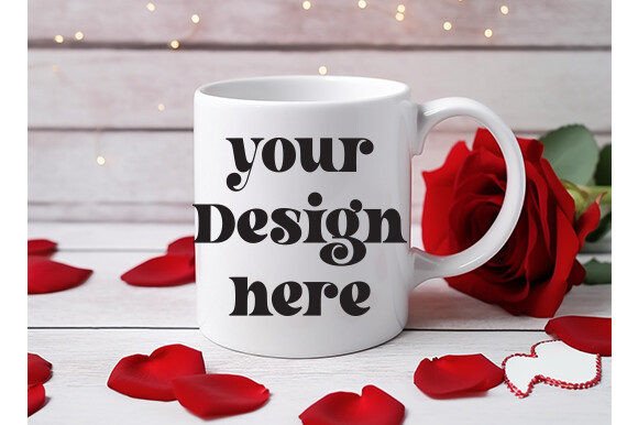 Valentine's Day White Mug Mockup 42 Review