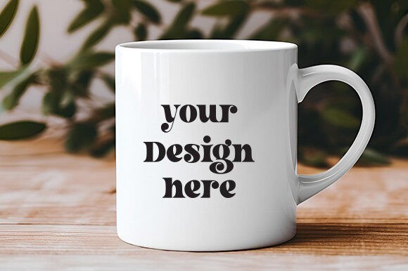 White Mug Mockup 94: A Graphics Asset for Mugs Amp Creators