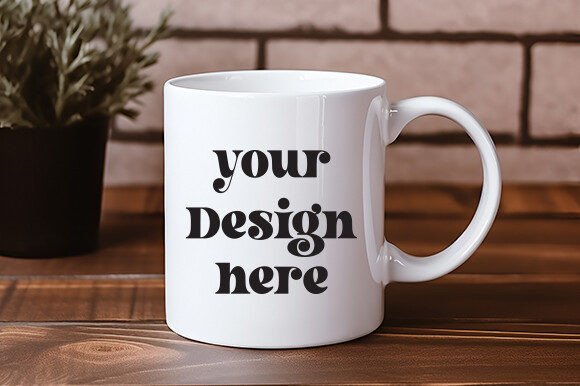 White Mug Mockup for Branding and Marketing Graphics