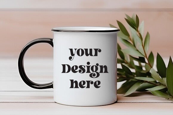 White Mug Mockup for Modern Graphic Design Projects