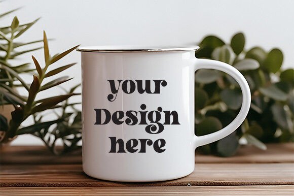 White Mug Mockup for Modern Web Design and Mugs Amp