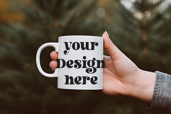 White Mug Mockup for Mugs Amp Graphic Design