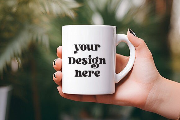 White Mug Mockup for Mugs Amp Graphics